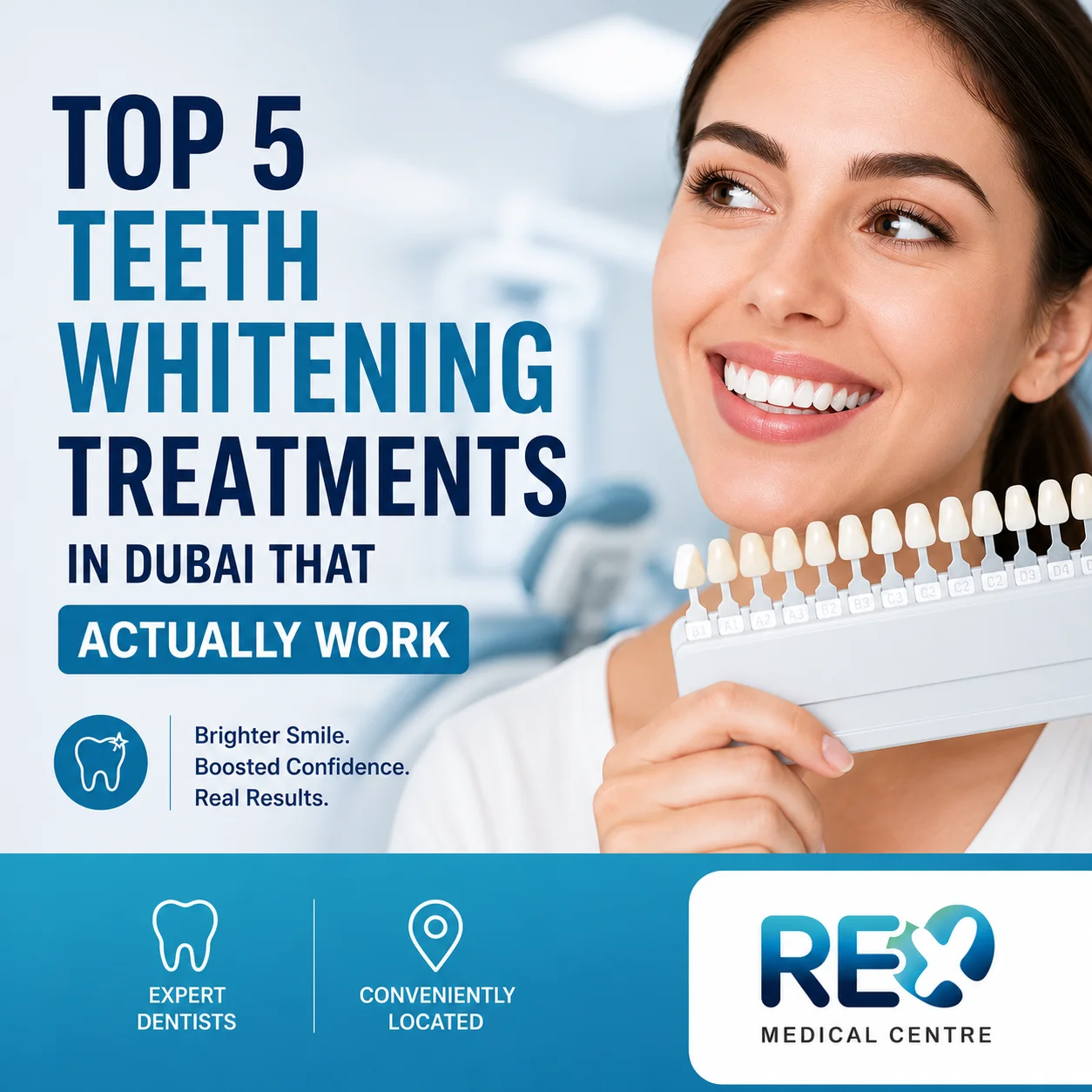 Top 5 teeth whitening treatments in Dubai